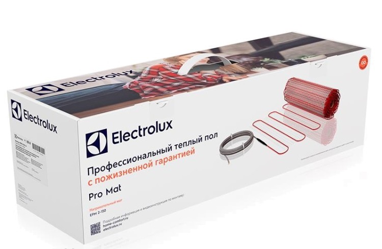 Нагревательный мат Electrolux Pro Mat EPM 2-150-4 кв.м самоклеющийся